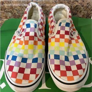 Vans KIDS CLASSIC SLIP-ON CHECKERBOARD SHOE